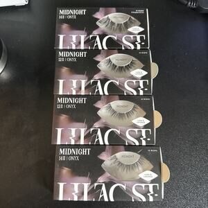Lilac St Midnight Onyx Lashes 14mm Lot Of 4
